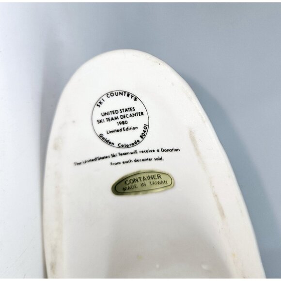 Vintage 1980 Limited Edition Team USA Ski Country Decanter Ski Country Empty - Picture 6 of 10